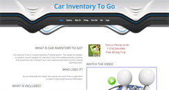 Desktop Screenshot of carinventorytogo.com